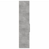 Hoge kast 40x42,5x185 cm bewerkt hout betongrijs - AllerleiShop