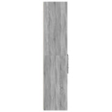 Hoge kast 40x42,5x185 cm bewerkt hout grijs sonoma eikenkleur - AllerleiShop