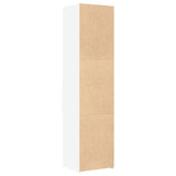 Hoge kast 45x42,5x185 cm bewerkt hout wit - AllerleiShop