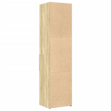 Hoge kast 45x42,5x185 cm bewerkt hout sonoma eikenkleurig - AllerleiShop