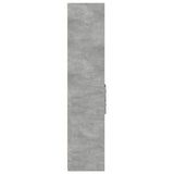 Hoge kast 45x42,5x185 cm bewerkt hout betongrijs - AllerleiShop