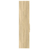 Hoge kast 70x42,5x185 cm bewerkt hout sonoma eikenkleurig - AllerleiShop