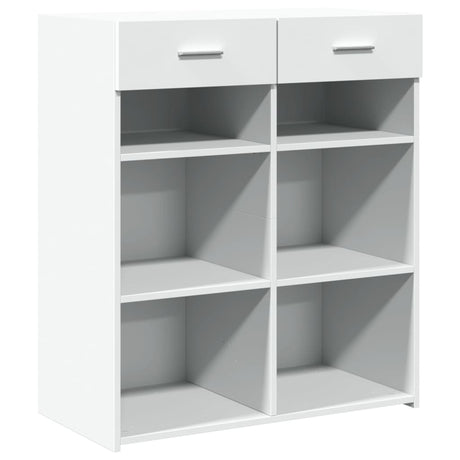 Dressoir 80x42,5x93 cm bewerkt hout wit - AllerleiShop