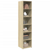 Hoge kast 40x41x185 cm bewerkt hout sonoma eikenkleurig - AllerleiShop