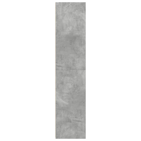 Hoge kast 40x41x185 cm bewerkt hout betongrijs - AllerleiShop