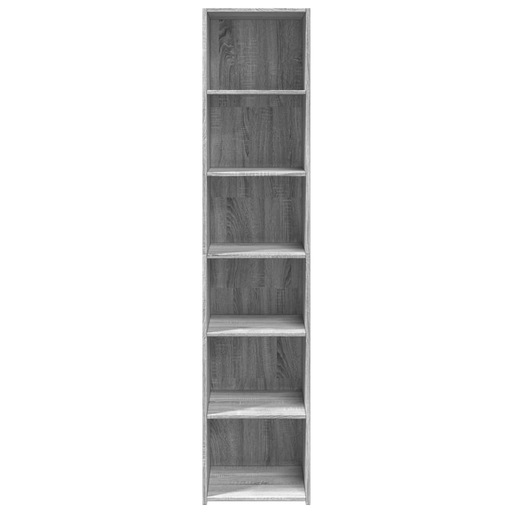 Hoge kast 40x41x185 cm bewerkt hout grijs sonoma eikenkleurig - AllerleiShop