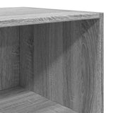 Hoge kast 40x41x185 cm bewerkt hout grijs sonoma eikenkleurig - AllerleiShop