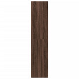 Hoge kast 40x41x185 cm bewerkt hout bruin eikenkleurig - AllerleiShop