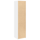 Hoge kast 45x41x185 cm bewerkt hout wit - AllerleiShop