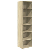 Hoge kast 45x41x185 cm bewerkt hout sonoma eikenkleurig - AllerleiShop