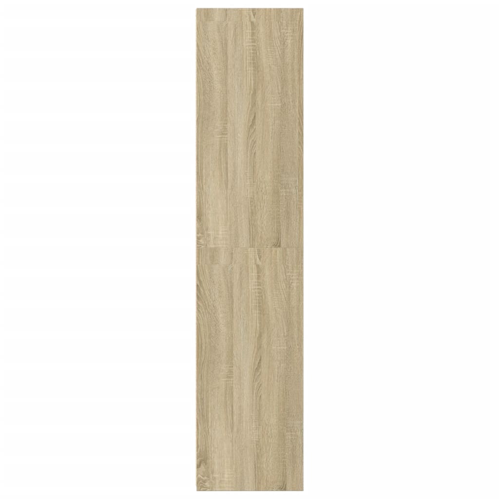 Hoge kast 45x41x185 cm bewerkt hout sonoma eikenkleurig - AllerleiShop