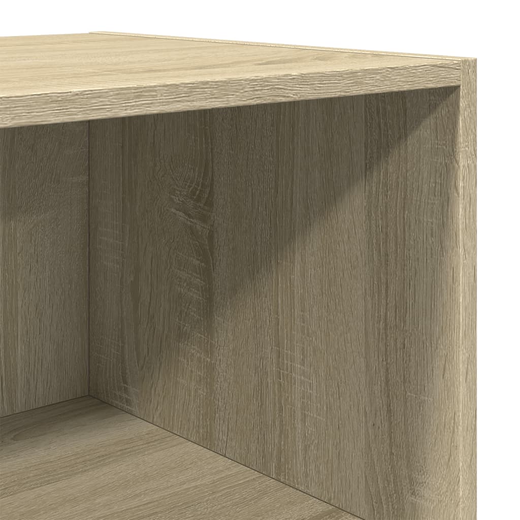 Hoge kast 45x41x185 cm bewerkt hout sonoma eikenkleurig - AllerleiShop