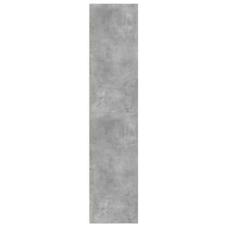 Hoge kast 45x41x185 cm bewerkt hout betongrijs - AllerleiShop