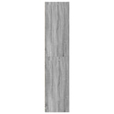 Hoge kast 45x41x185 cm bewerkt hout grijs sonoma eikenkleurig - AllerleiShop