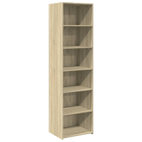 Hoge kast 50x41x185 cm bewerkt hout sonoma eikenkleurig - AllerleiShop