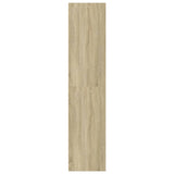 Hoge kast 50x41x185 cm bewerkt hout sonoma eikenkleurig - AllerleiShop