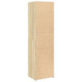 Hoge kast 50x41x185 cm bewerkt hout sonoma eikenkleurig - AllerleiShop