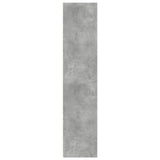 Hoge kast 50x41x185 cm bewerkt hout betongrijs - AllerleiShop