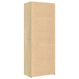 Hoge kast 70x41x185 cm bewerkt hout sonoma eikenkleurig - AllerleiShop