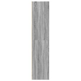 Hoge kast 70x41x185 cm bewerkt hout grijs sonoma eikenkleurig - AllerleiShop