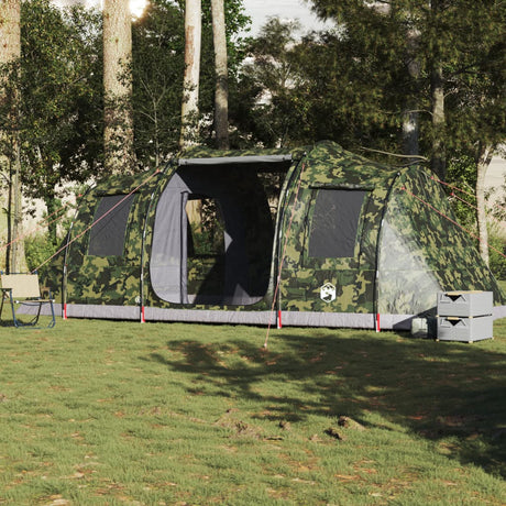 Tunneltent 4-persoons waterdicht camouflage - AllerleiShop