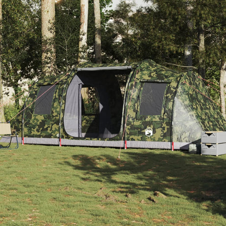 Tunneltent 4-persoons waterdicht camouflage - AllerleiShop