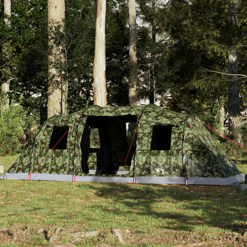 Tunneltent 6-persoons waterdicht camouflage - AllerleiShop