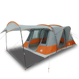 Tunneltent 5-persoons waterdicht grijs en oranje - AllerleiShop