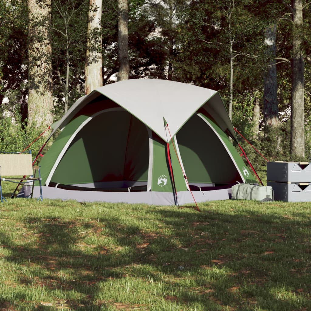 Tent 4-persoons waterdicht groen - AllerleiShop