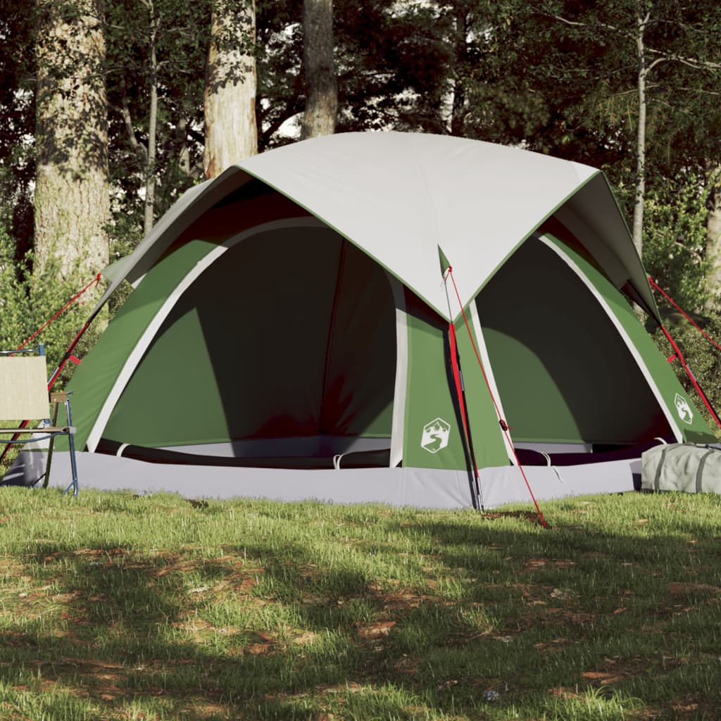 Tent 4-persoons waterdicht groen - AllerleiShop