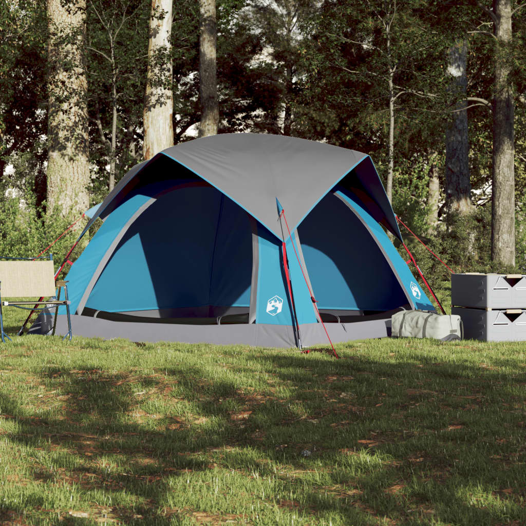 Tent 4-persoons waterdicht blauw - AllerleiShop