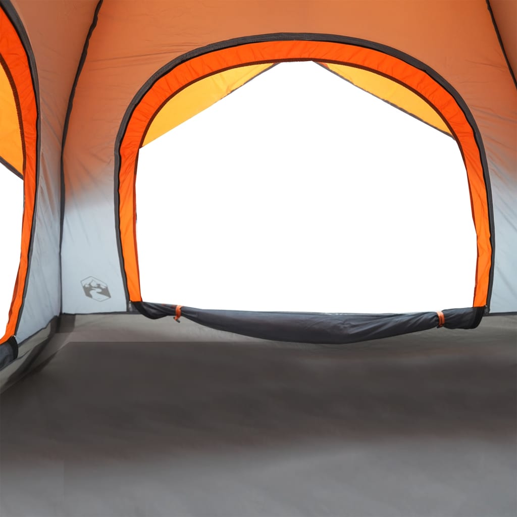 Tent 4-persoons waterdicht grijs en oranje - AllerleiShop