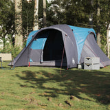 Koepeltent 6-persoons waterdicht blauw - AllerleiShop