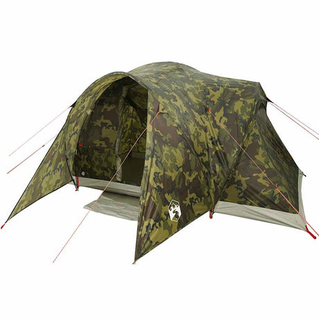 Koepeltent 6-persoons waterdicht camouflage - AllerleiShop