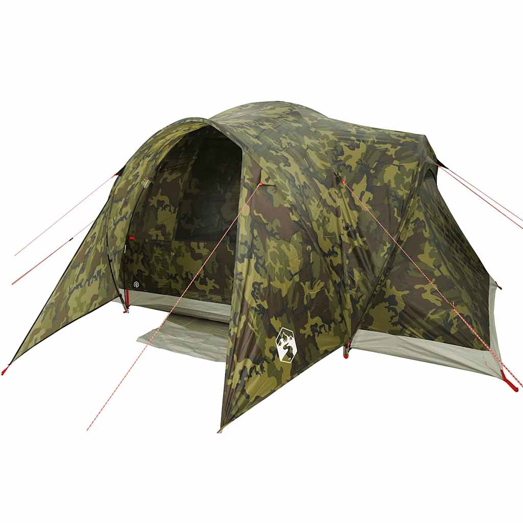 Koepeltent 6-persoons waterdicht camouflage - AllerleiShop