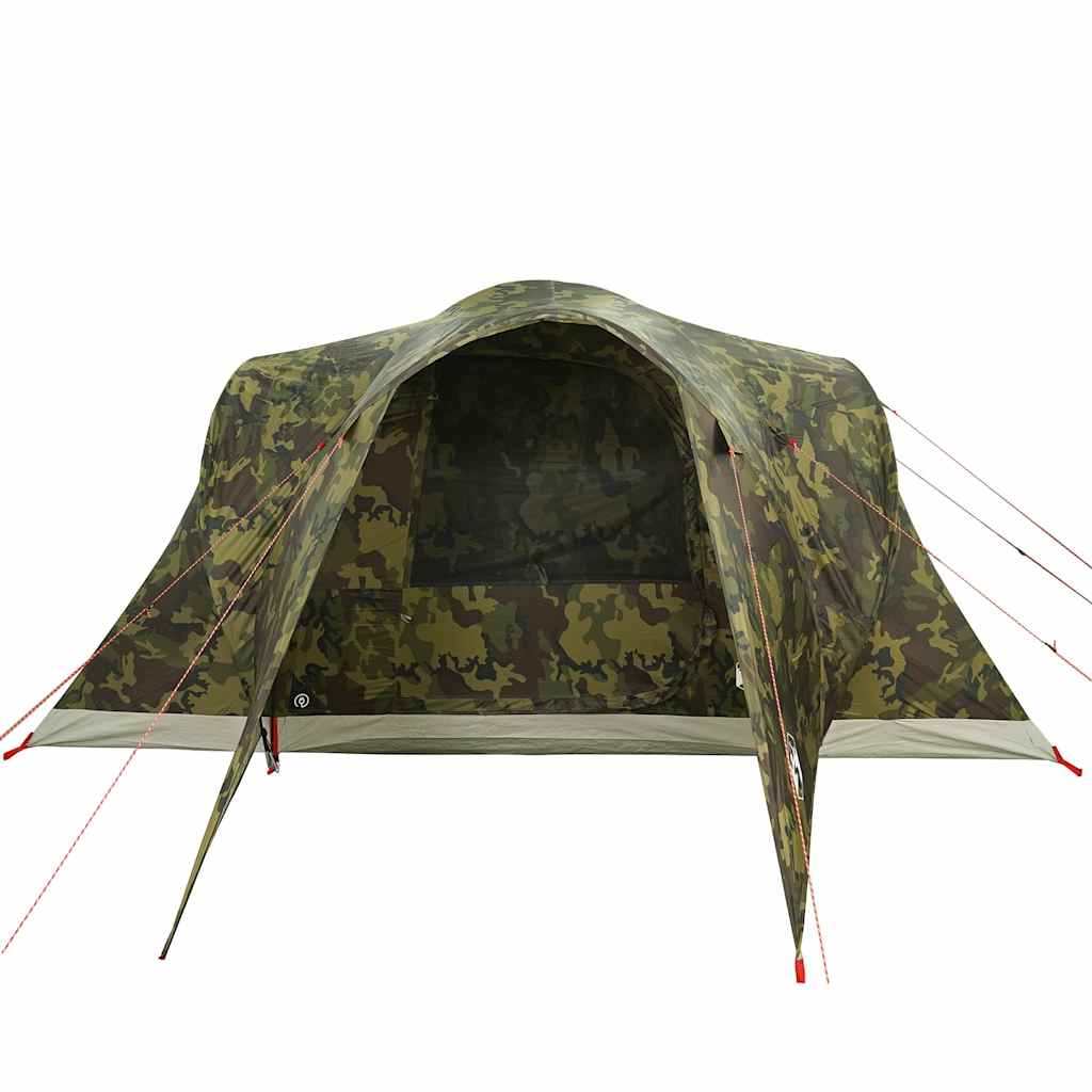 Koepeltent 6-persoons waterdicht camouflage - AllerleiShop