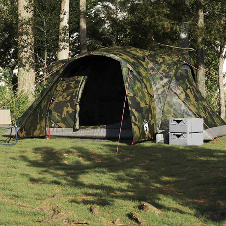 Koepeltent 6-persoons waterdicht camouflage - AllerleiShop