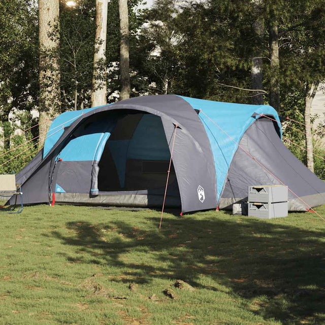 Koepeltent 6-persoons waterdicht blauw - AllerleiShop