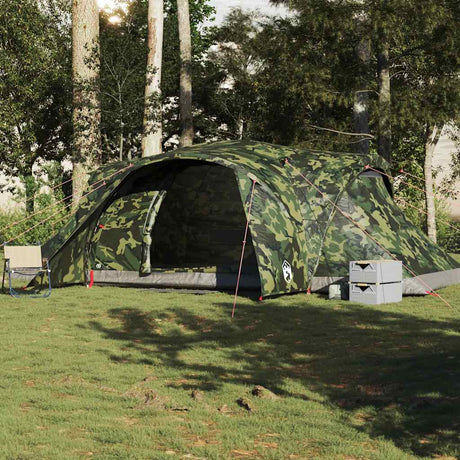 Koepeltent 6-persoons waterdicht camouflage - AllerleiShop