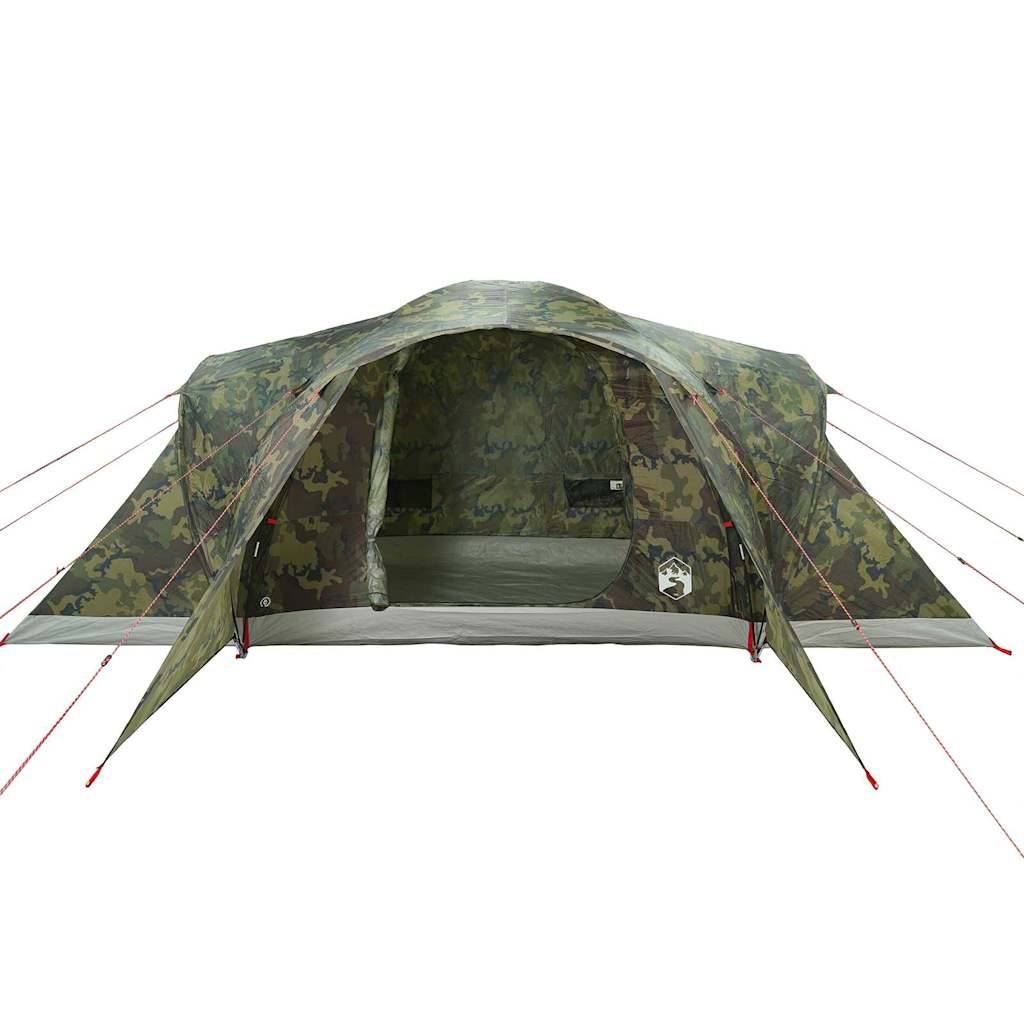 Koepeltent 6-persoons waterdicht camouflage - AllerleiShop