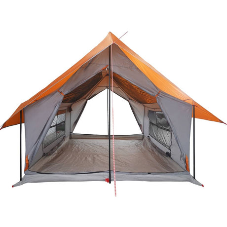 Tent 5-persoons waterdicht grijs en oranje - AllerleiShop