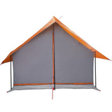 Tent 5-persoons waterdicht grijs en oranje - AllerleiShop