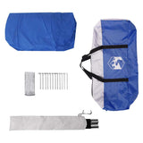 Partytent waterdicht azuurblauw