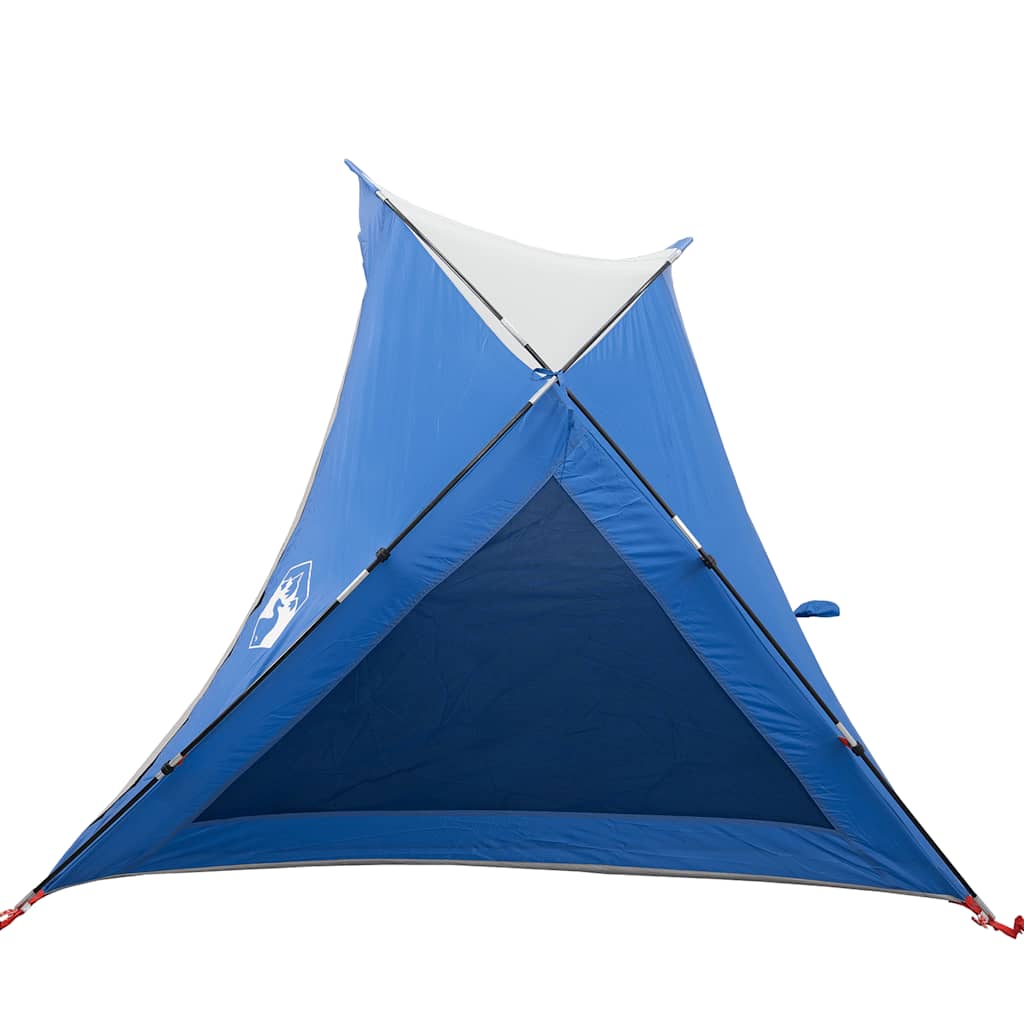 Strandtent 2-persoons waterdicht azuurblauw