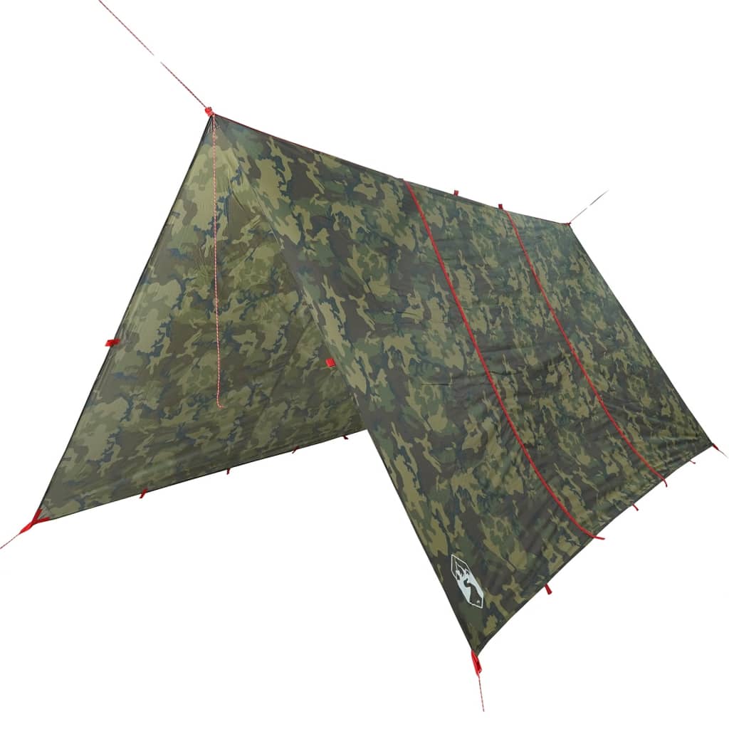 Kampeerluifel waterdicht 451x420 cm camouflage - AllerleiShop