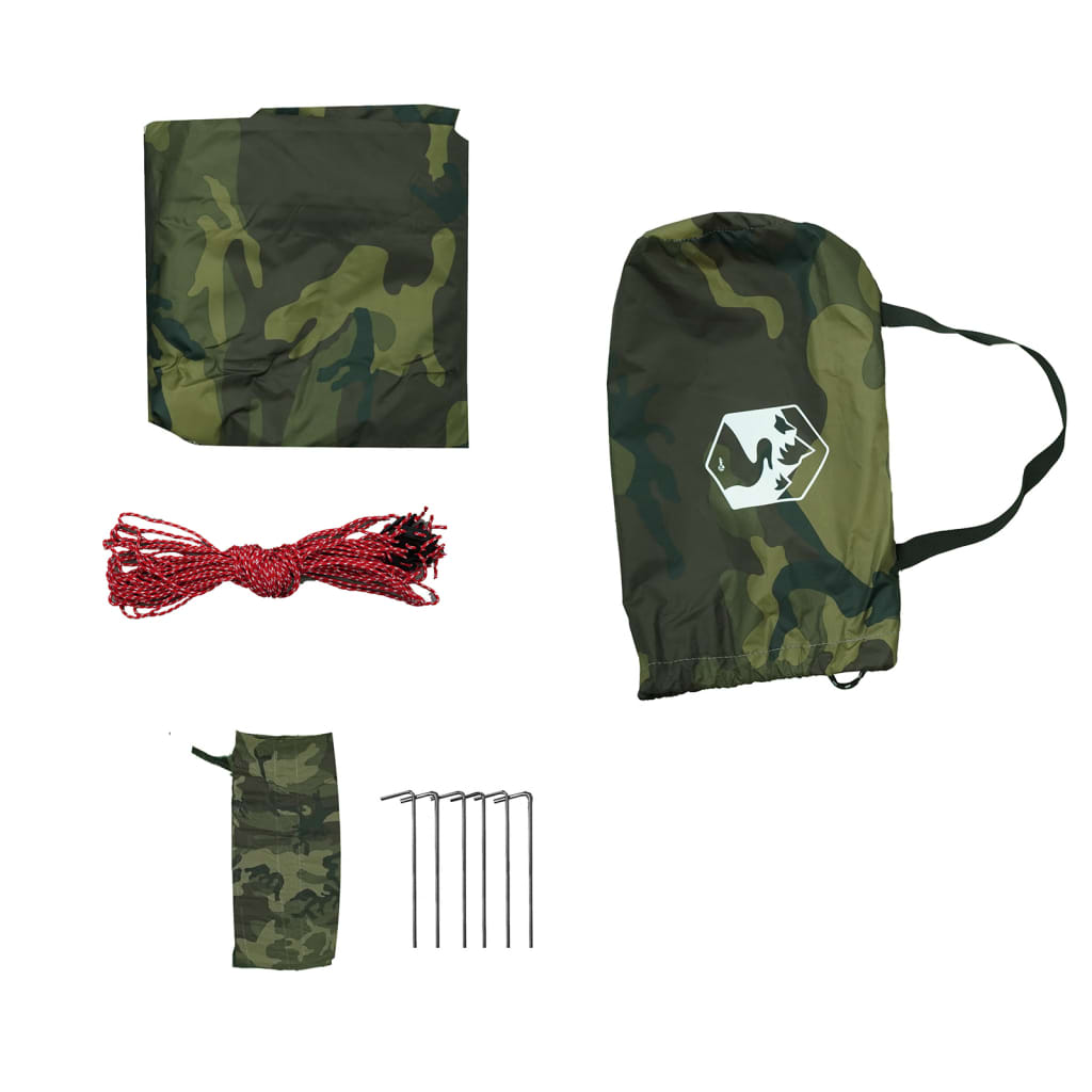 Kampeerluifel waterdicht 451x420 cm camouflage - AllerleiShop