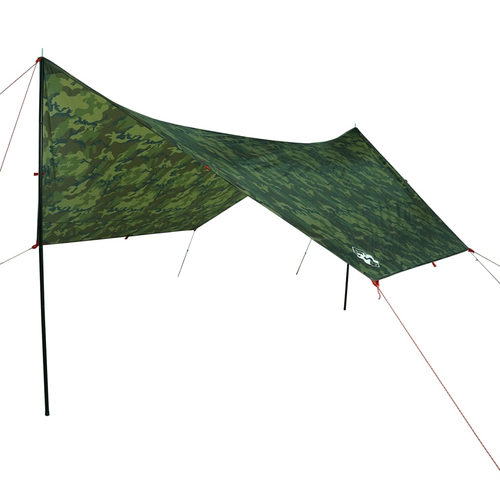 Kampeerluifel waterdicht 438x376x212 cm camouflage - AllerleiShop