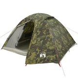 Koepeltent 3-persoons waterdicht camouflage - AllerleiShop