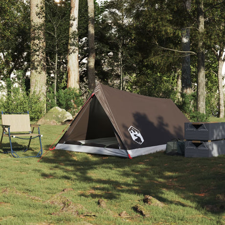 Tent 2-persoons waterdicht bruin - AllerleiShop