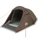 Tunneltent 3-persoons waterdicht bruin - AllerleiShop